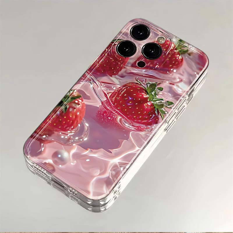 Strawberry Huller - Fruit strawberry Lemon Pattern Case For