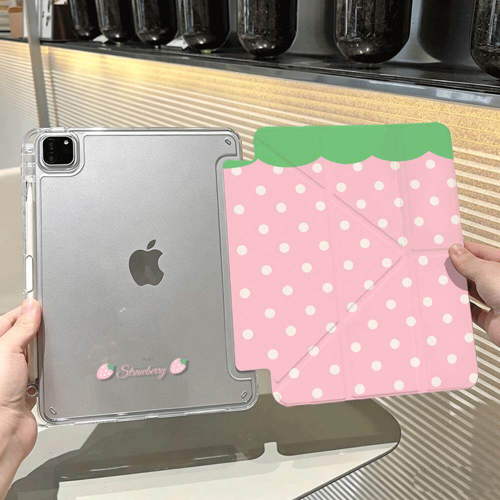 Strawberry Huller - Strawberry Polka Dots New Tablet Case