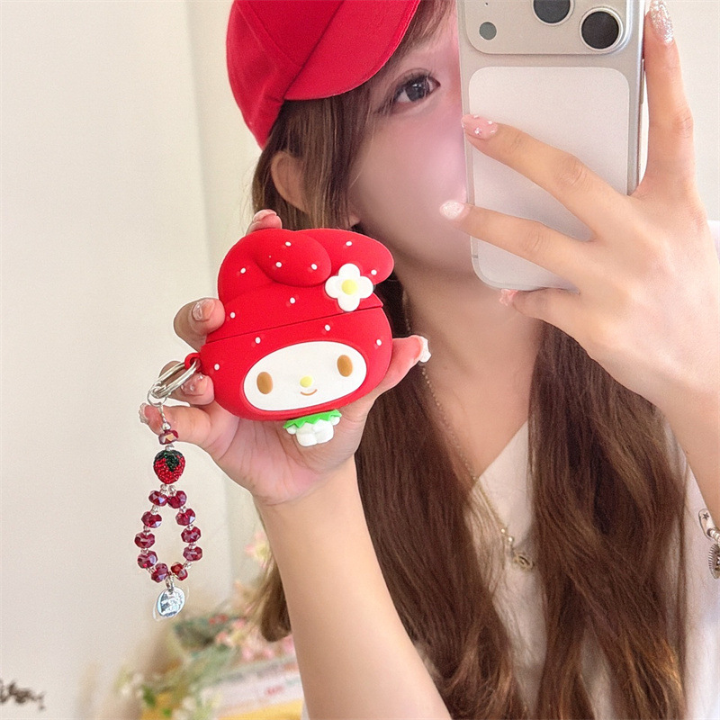 Fashion  Earphone Case Red Str - đánh giá và giá Strawberry Huller