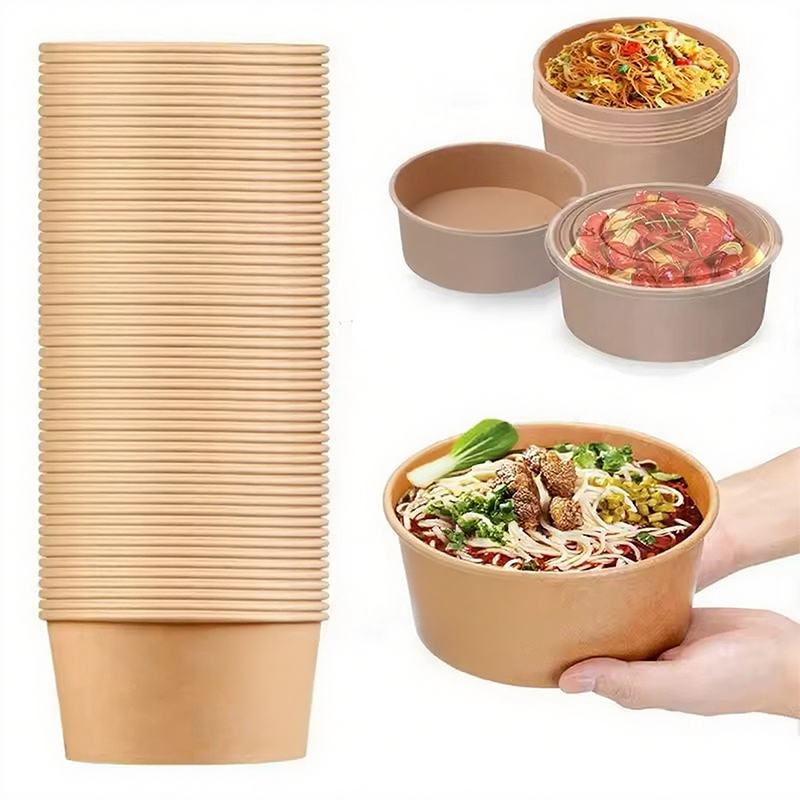 Kraft Paper Round Bowls Dispos - đánh giá và giá Meal Prep Plan