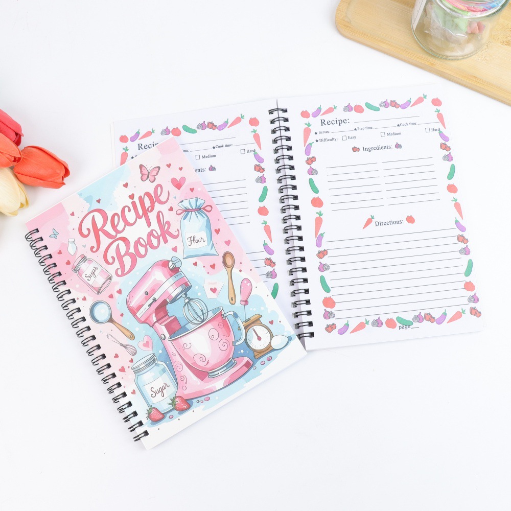 Recipe Notebook 100 Sheets Rec - đánh giá và giá Meal Prep Plan