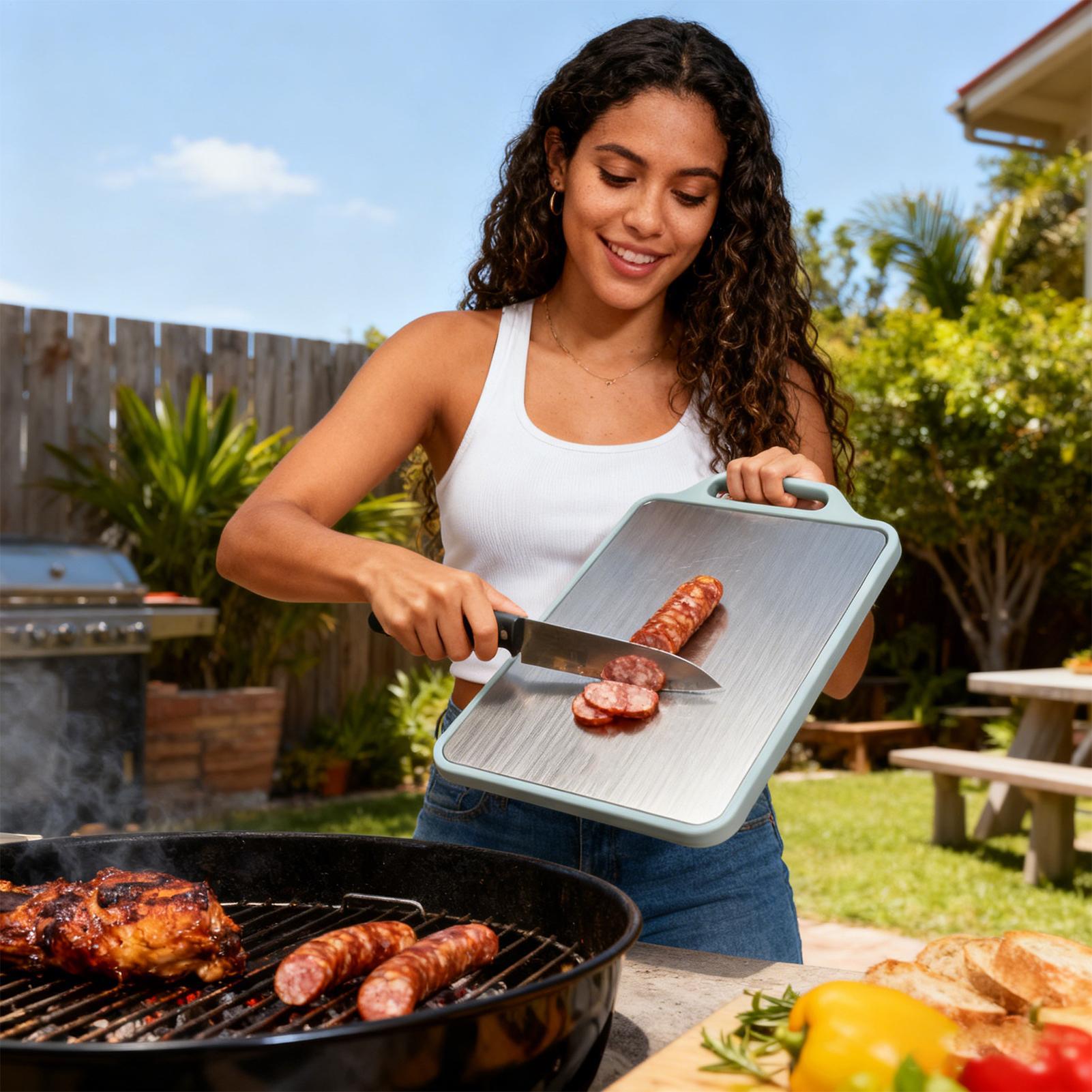 Double Sided Cutting Board Mea - đánh giá và giá Meal Prep Format