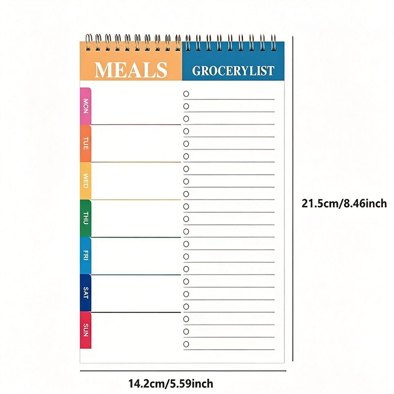 Weekly Meal Planner Notepad 5. - đánh giá và giá Meal Prep Plan