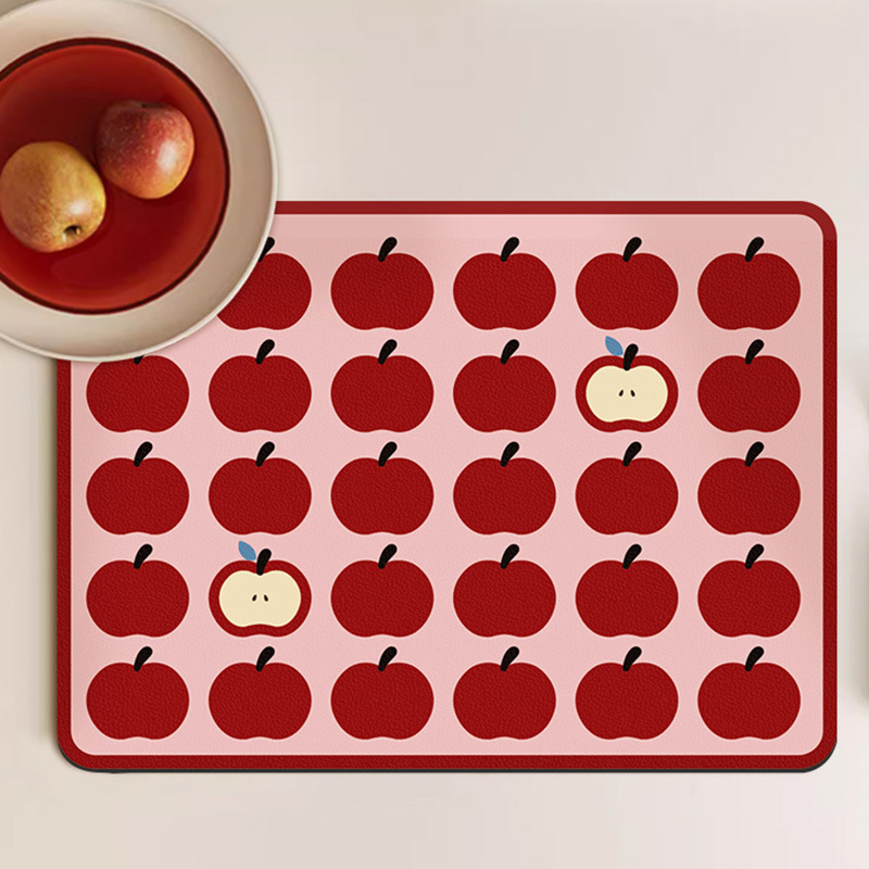 ute Apple Pattern Drying Mat F - đánh giá và giá Meal Prep Format