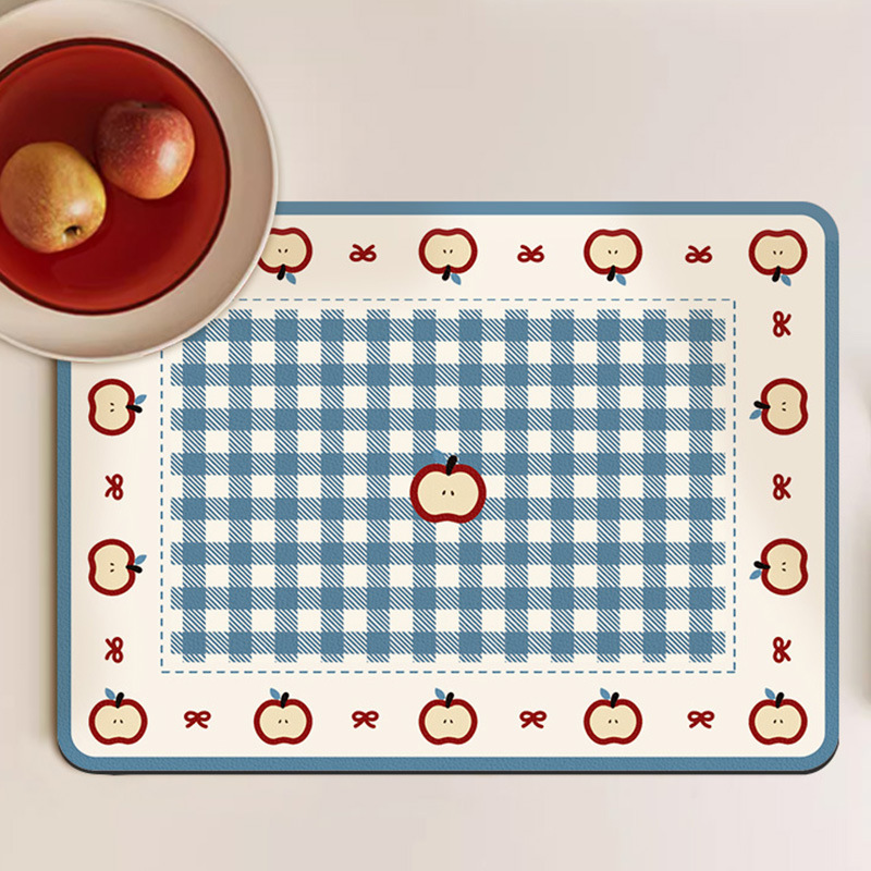 ute Apple Pattern Drying Mat F - đánh giá và giá Meal Prep Format