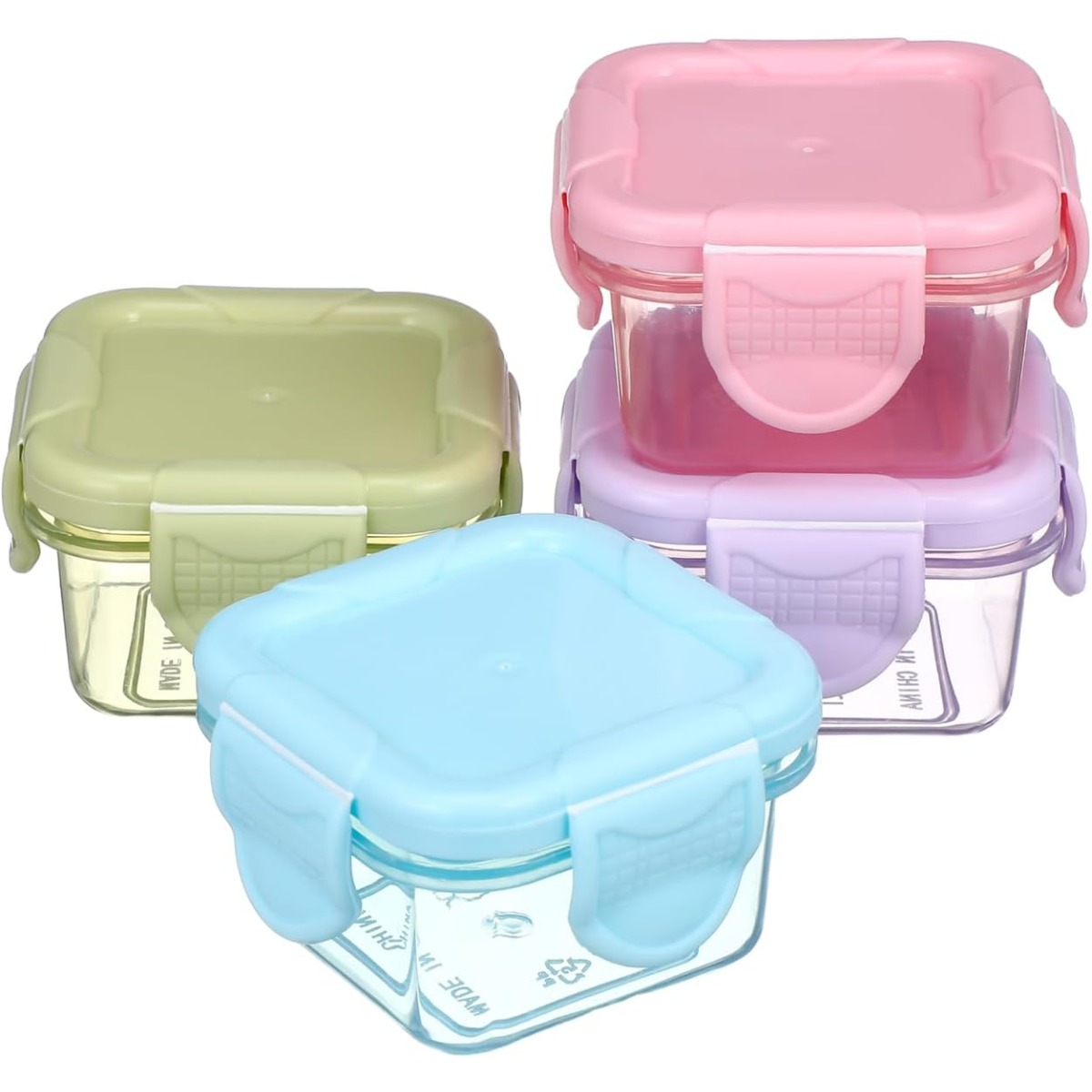 4 PCS Food Storage Containers  - đánh giá và giá Meal Prep Plan