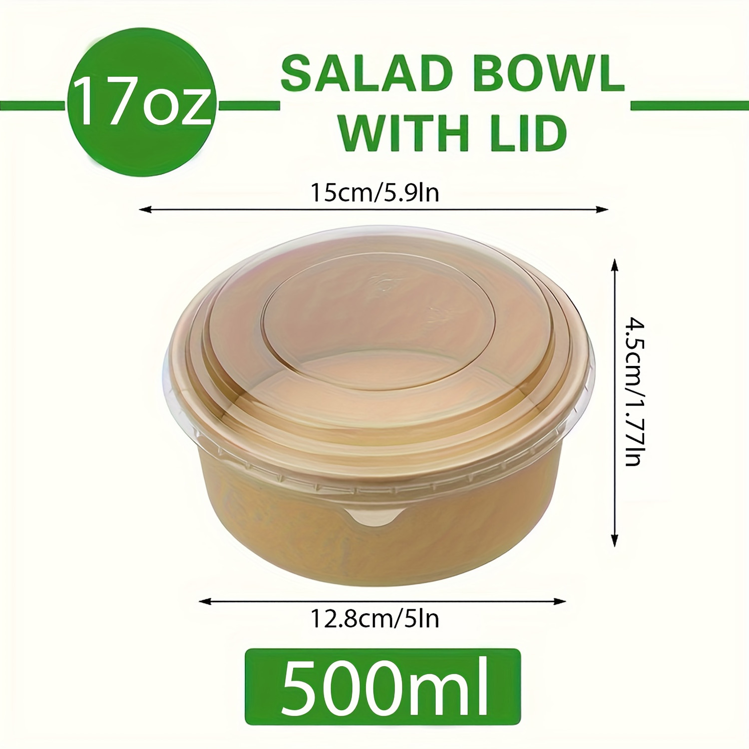 17Oz/500Ml 25/50 Pack Paper Bo - đánh giá và giá Meal Prep Plan