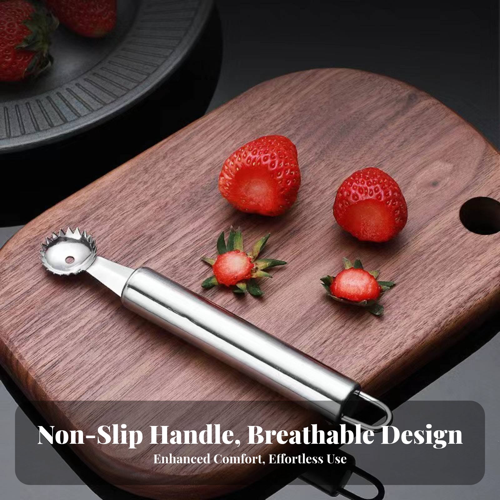Strawberry Huller Multi-Functi - đánh giá và giá Strawberry Huller