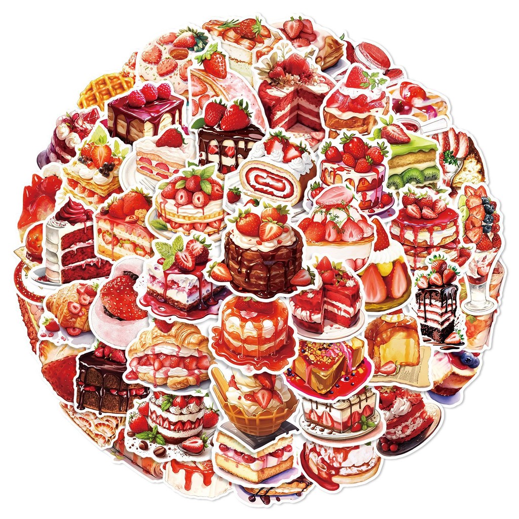 50PCS Strawberry Cake Dessert  - đánh giá và giá Strawberry Huller