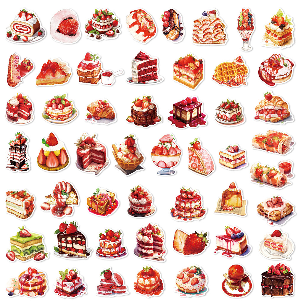 50PCS Strawberry Cake Dessert  - đánh giá và giá Strawberry Huller