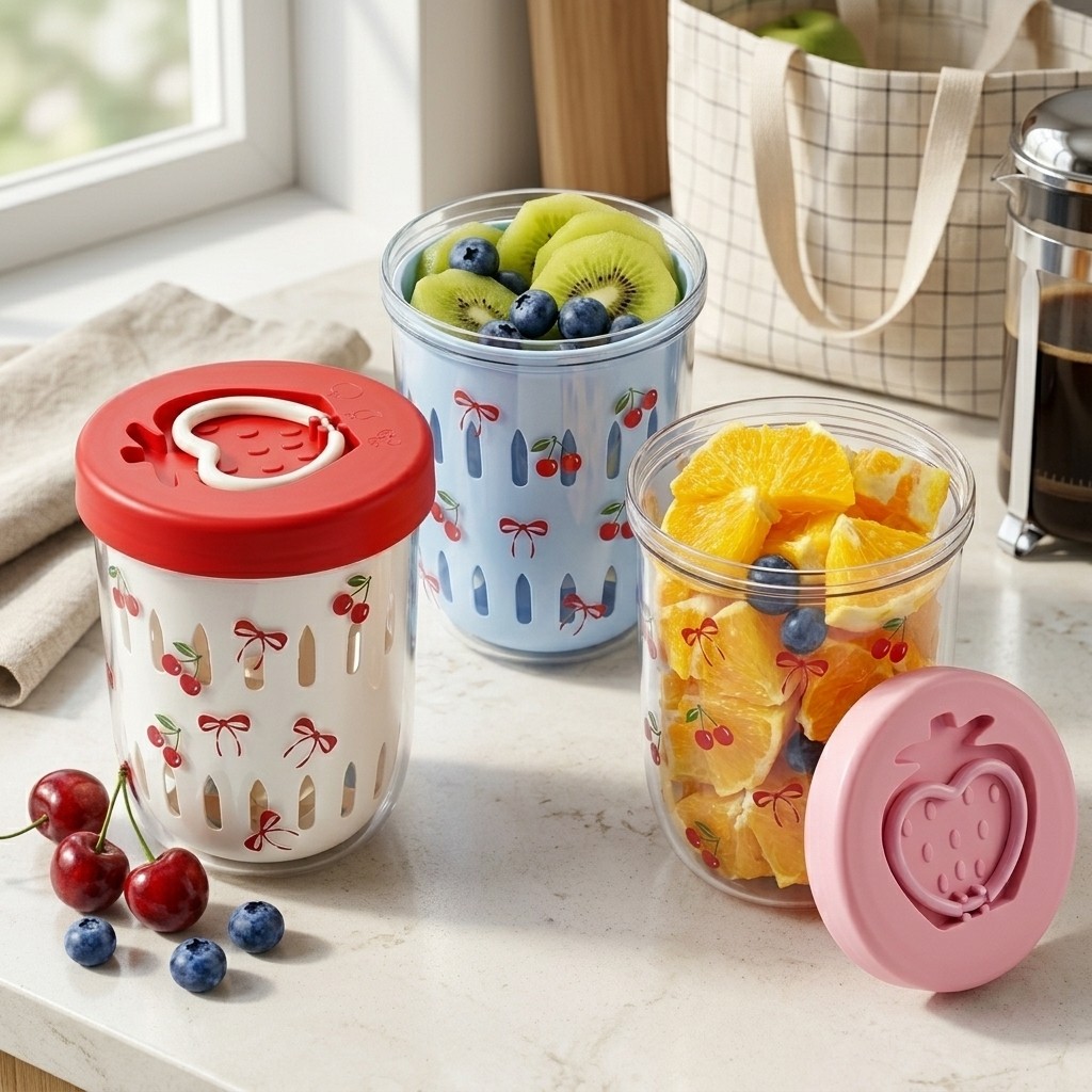 Plastic Salad Container with L - đánh giá và giá Meal Prep Yogurt