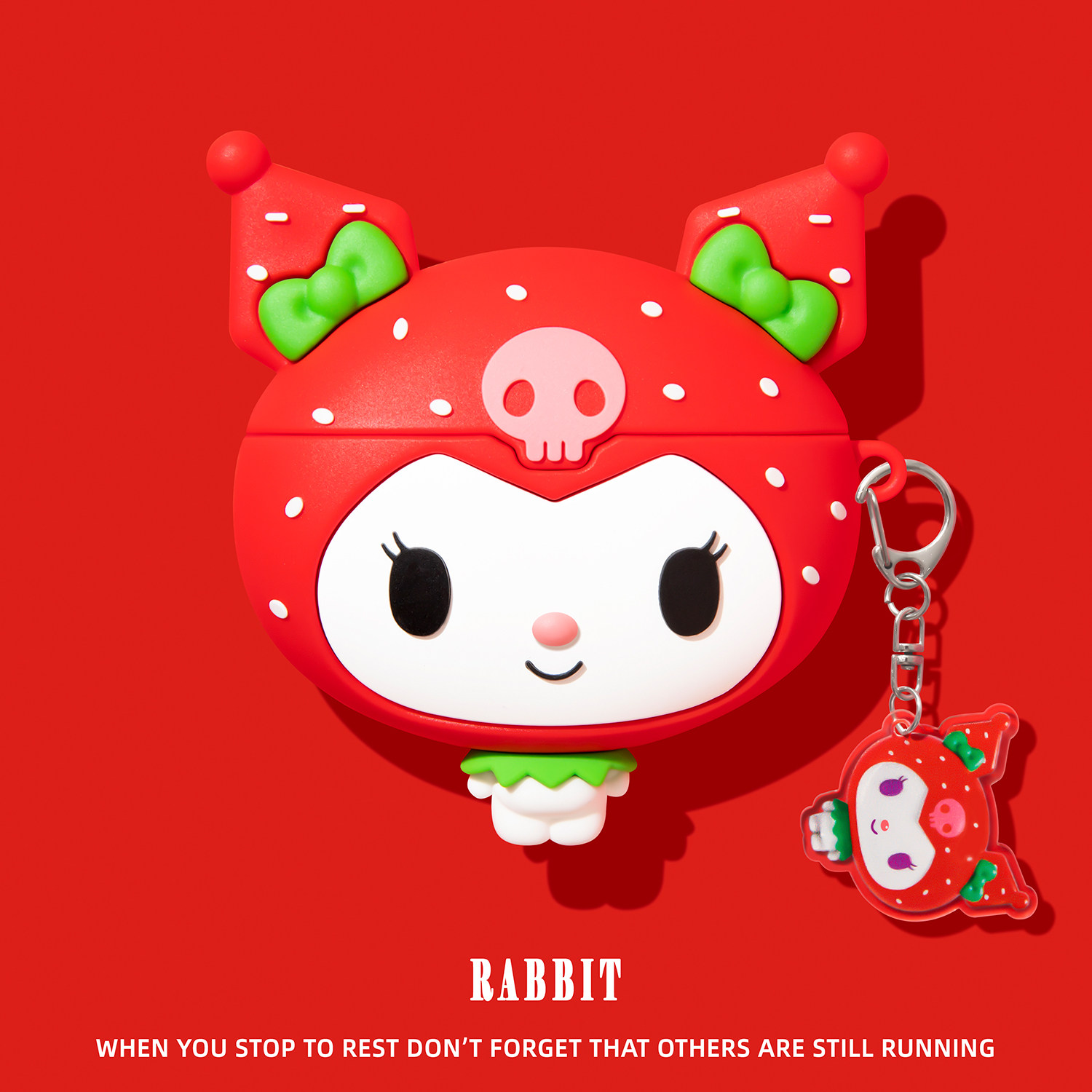 Cute Strawberry Kuromi Earphon - đánh giá và giá Strawberry Huller