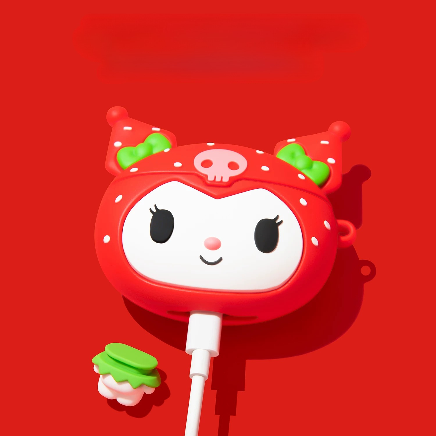 Cute Strawberry Kuromi Earphon - đánh giá và giá Strawberry Huller