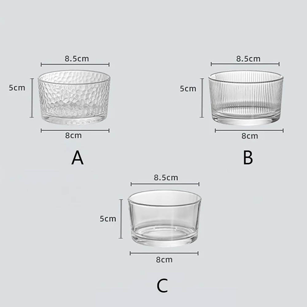 Clear Glass Mini Bowls Set Kit - đánh giá và giá Meal Prep Plan